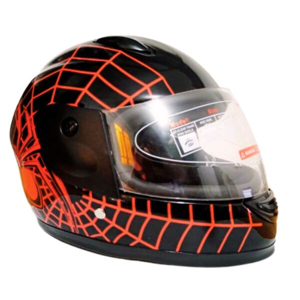 Casco de niño Hombre araña en Rojo - Imagen 3