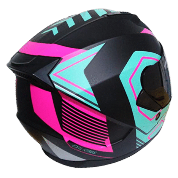 Casco Moto Articulado Certificado Doble visor en Rosa - Imagen 2