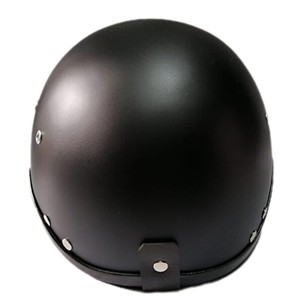 Casco De Moto Tipo Policía negro mate sin visor - Imagen 3