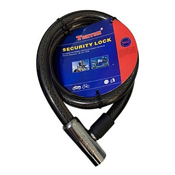 Cadena de seguridad de 1.50mts en acero inoxidable con llaves