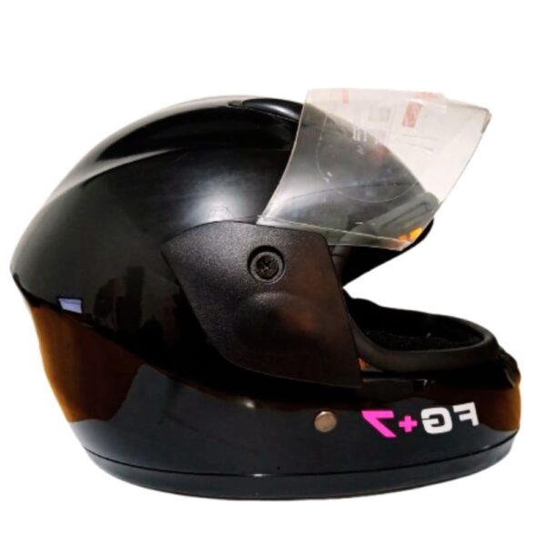 Casco de moto para niñas con letras rosadas - Imagen 3