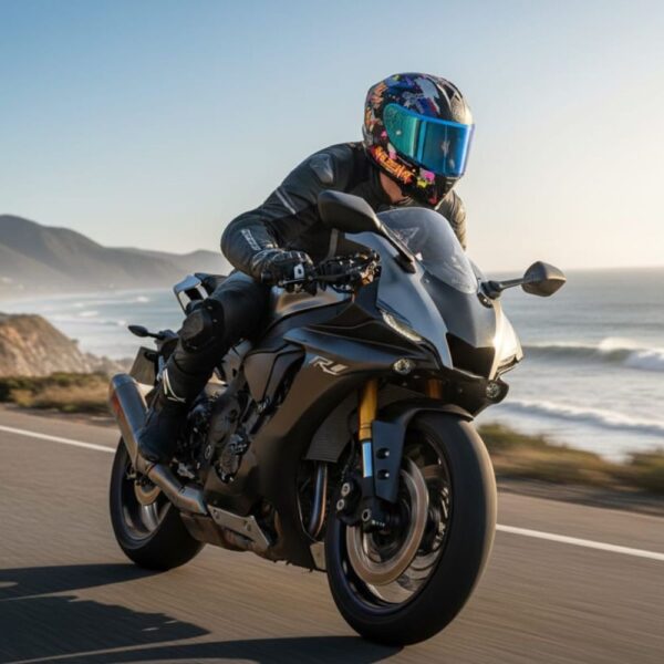 Casco de moto certificado Jokey en XL - Imagen 2
