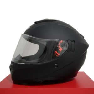 Casco de moto Certificado doble visor en negro mate Talla S