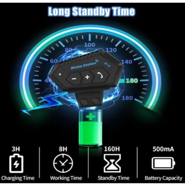 Bluetooth para Casco de Moto Premium increíble Antiruido con Llamadas y Música - Imagen 4