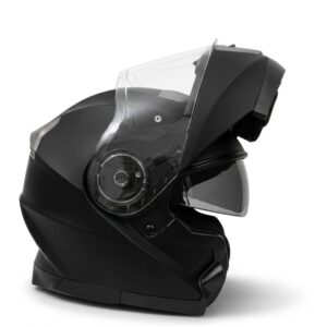 Casco de Moto Articulado Negro Mate | Doble Visor Día/Noche | Certificación BLD